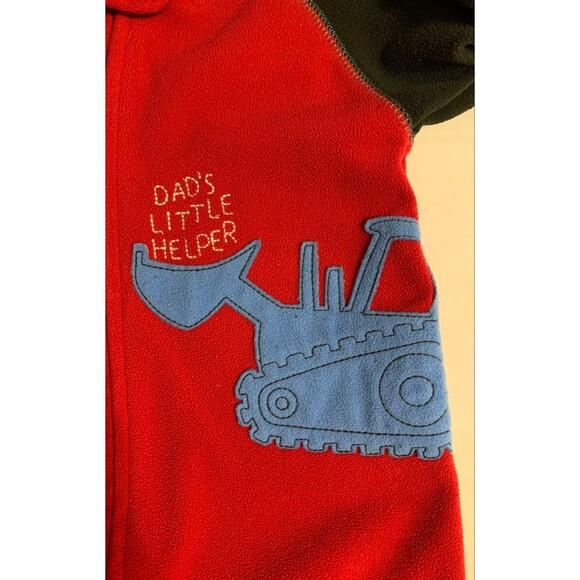 just One You by Carters fleece footed pajamas Size 12 months - Picture 7 of 9